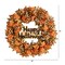 Nearly Natural 30"D Halloween Party Decorative Burlap Ribbon Wreath